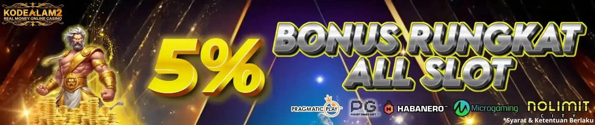 PROMO BONUS RUNGKAT 5%